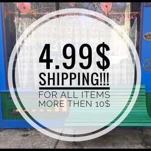 Today Only! Items $10 or more receive $4.99 shipping for today